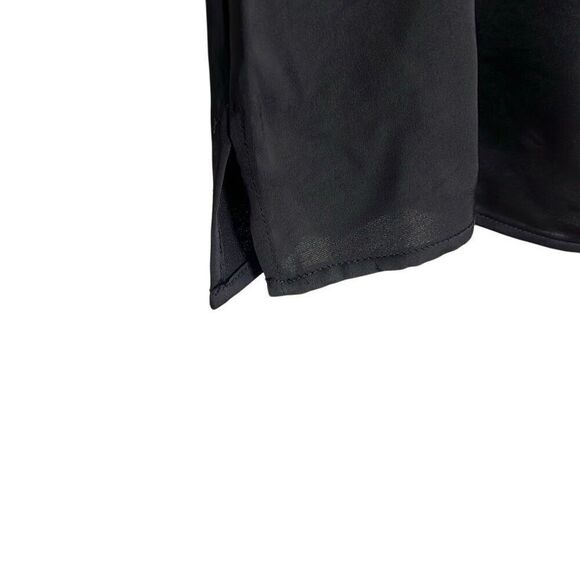 A New Day NWT Adjustable Spaghetti Strap V Neck Blouse Top Black Size XS - Picture 4 of 9